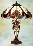 Review Chloe  / Victorian Design Lighted Base Tiffany Table Lamp