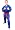 Karate Uniform 100% Cotton Blue Hayashi Heavy Weight #1