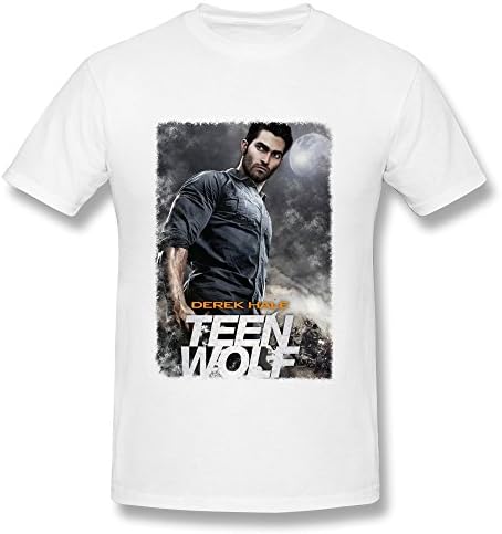 FHY Men's Teen Wolf T-shirts X-Large ColorWhite