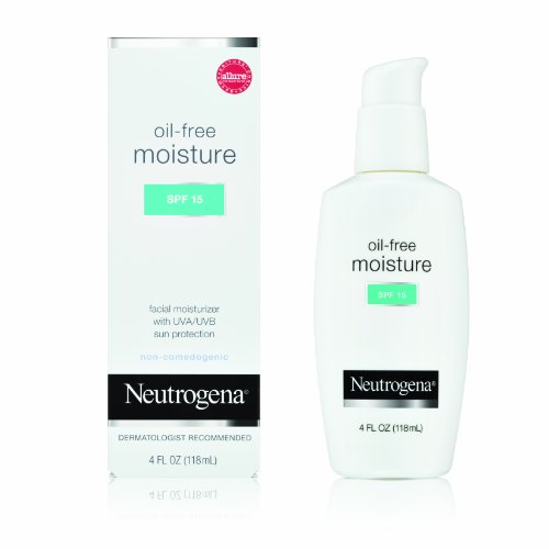 cetaphil reviews moisturizer:Neutrogena Oil-Free Moisture, SPF 15, 4 Ounce