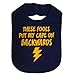 These Fools Put My Cape On BackwardsBib Superhero Baby Shower Gift - Royal Blue
