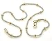 Jewelry : 14k Bold Two-tone Saturn Ankle Bracelet