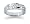 0.12 ctw. Woman's Round Diamond Wedding Band in Platinum