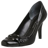 Bandolino Women's Bevan Pump,Black Leather,7 M