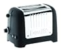 Dualit 25375 Lite 2-Slice Toaster, Soft Touch Black