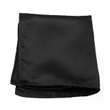 Solid Color Pocket Square by Jacob Alexander - Black