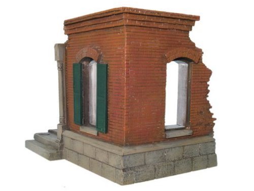 Childrens Toyshop  Toys : William Britain World War II 54mm Figures RUINED EUROPEAN BRICK BUILDING CORNER,1PC SET
