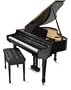 Suzuki Gp-7 Digital Baby Grand Ensemble Piano, High Gloss Black