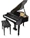 Musical Instruments : Suzuki Gp-7 Digital Baby Grand Ensemble Piano, High Gloss Black