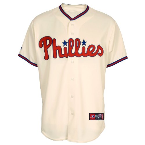 MLB Philadelphia Phillies Alternate Replica Jersey, Ivory, XX-Large at Amazon.com