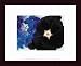 Black Hollyhock Blue Larkspur, 1930, Framed Art Print by Georgia O'Keeffe