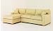 2 pc custom sectional sofa with sofa and chaise and piping trim