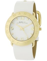 Marc by Marc Jacobs Womens MBM1150 Amy White Dial Watch