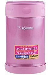 Zojirushi SW-EAE50PS Stainless Steel Food Jar 16.9 -Ounce/0.5-Liter Shiny Pink