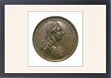 Framed Prints of Medal commemorating the victories under George III; obverse from National Maritime Museum