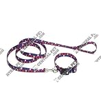 COASTAL PET ADJUSTABLE PET ATTIRE COLLAR PURPLE 5/8 inch WIDE