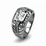 Sterling Silver Men's Ring - Available Size: 9, 10, 11, 12, 13