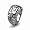 Sterling Silver Men's Ring (Size 9) Available Size: 9, 10, 11, 12, 13