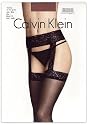 Calvin Klein Hosiery Stocking with Lace Garter Thigh Highs