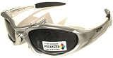 X-Loop Polarized 3156 Sunglasses Silver frame for outdoor activity