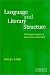 Language and Literary Structure: The Linguistic Analysis of Form in Verse and Narrative