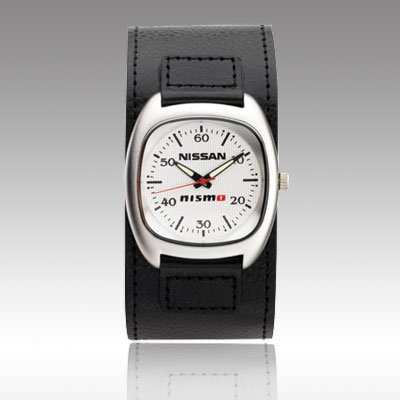 Nissan NISMO Wide Leather Cuff Watch