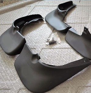 Black Auto parts 4PCS Mudguard Splash Guard Mud 
