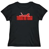T-Shirt Womens Black   Lying Female SILHOUETTE Trinidad And Tobago   ulo no encontrado Large