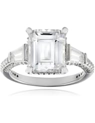 Myia Passiello "Timeless" Swarovski Zirconia Emerald Ring