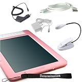 High Quality Amazon Kindle DX Silicon Kroo Skin Case Sleeve Plus 4 Inch Determination Hand Strap  Kindle DX Car Charger Home Wall Charger  USB Data Cable  UltraFlex EReader Book Light