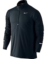 Nike Mens Dri-Fit Element Half Zip Running Top Squadron Blue Large