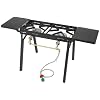 Bayou Classic DB375, Double Burner with Folding Side Shelves