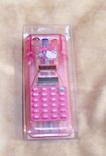 HELLO KITTY CALCULATOR PEN HOLDER COMBO