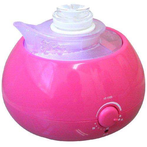 超音波式ペットボトル加湿器 ピンク HT-5509P 31446