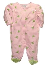 Little Me Frog Layette Pink, 6 Months