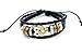 November's Chopin (TM) Handmade Owl Button Metal Ring Braided Adjustable Wrap Bracelet