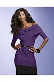 Signature Stretch Silk Knit Collection: Cowl Neck Sweater (misses S ROYAL-PURPLE) Signature Stretch Silk Knit Collection: Cowl Neck Sweater (misses S ROYAL-PURPLE)