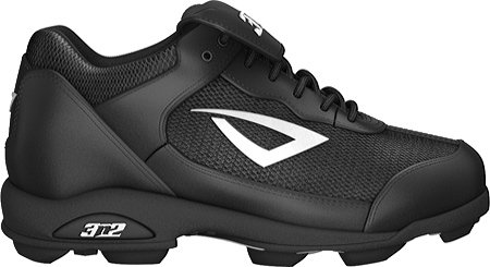 3N2 Rookie Youth Softball Baseball Cleats Black BLACK 1