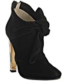 Jimmy Choo black suede 'Erica' knot detail ankle boots