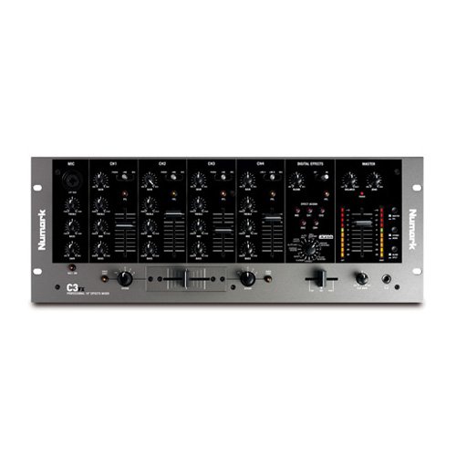 Numark C3 Five-Channel Rack Mixer with Three Mic Inputs