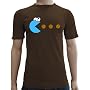 Cookie - Pacman SLIMFIT T-Shirt Brown, M von Touchlines