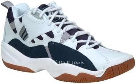 Ektelon Men's NFS Classic Mid Racquetball Shoe (White / Navy)