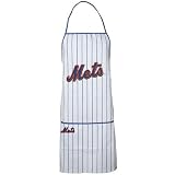 MLB New York Mets White Pinstripe BBQ Apron