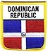 Flagline Dominican Republic - Country Shield Patch