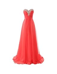 Sexy Chiffon Sweetheart Backless Prom Dress 