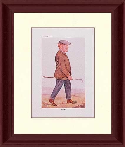 Pro Tour Memorabilia M619 5"W x 6.75"H Artist Spy J.H. Taylor with Autographed Historical Photographs