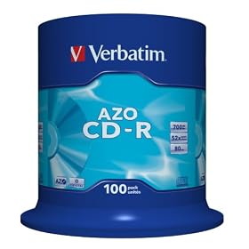 Verbatim CD-R 100Pk 48x 80 Minute Spindle
