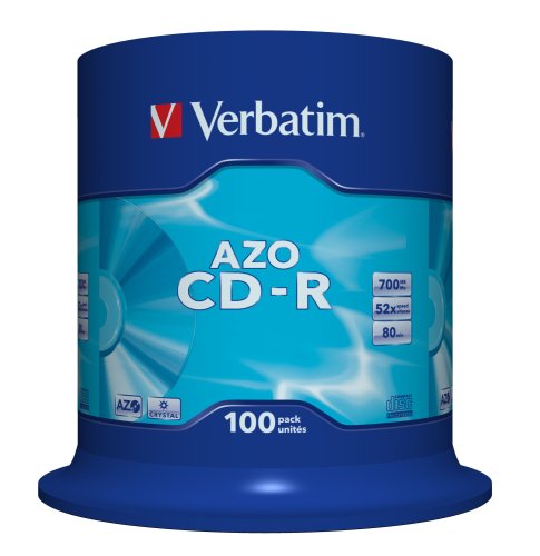 Verbatim AZO Crystal Surface 52X 700MB CD-Rohlinge 100er Spindel Preisvergleich