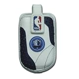 Official Licensed Dallas Mavericks Team Logo Vertical Cellphone Pouch with Stretchable Magnetic Flap to Keep Phone Secure