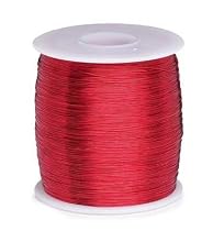 Magnet Wire, Enameled Copper Wire, 1lb Spool, 18 AWG, 0.0418" Diameter, 200' Length (Pack of 1)
